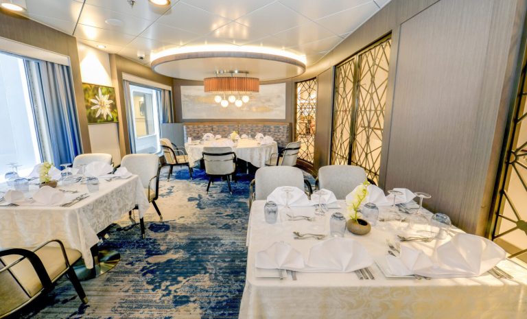 Ocean Explorer private dining room