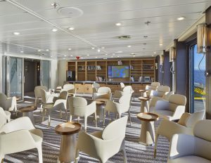 Magellan Explorer library with a variety of chairs and tables