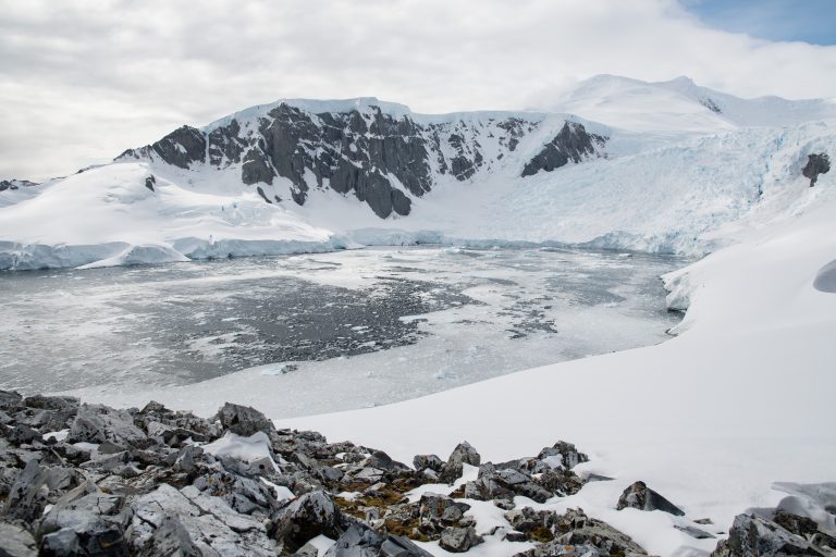 Stunning view from a vista Hike in Antarctica