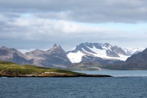 Mountain landscape at South Georgia.