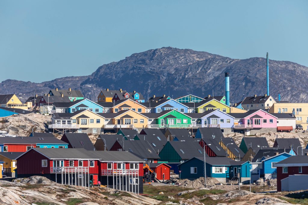 Colorful houses in Illulissat, Greenland