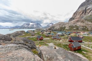 A Greenlandic community. 