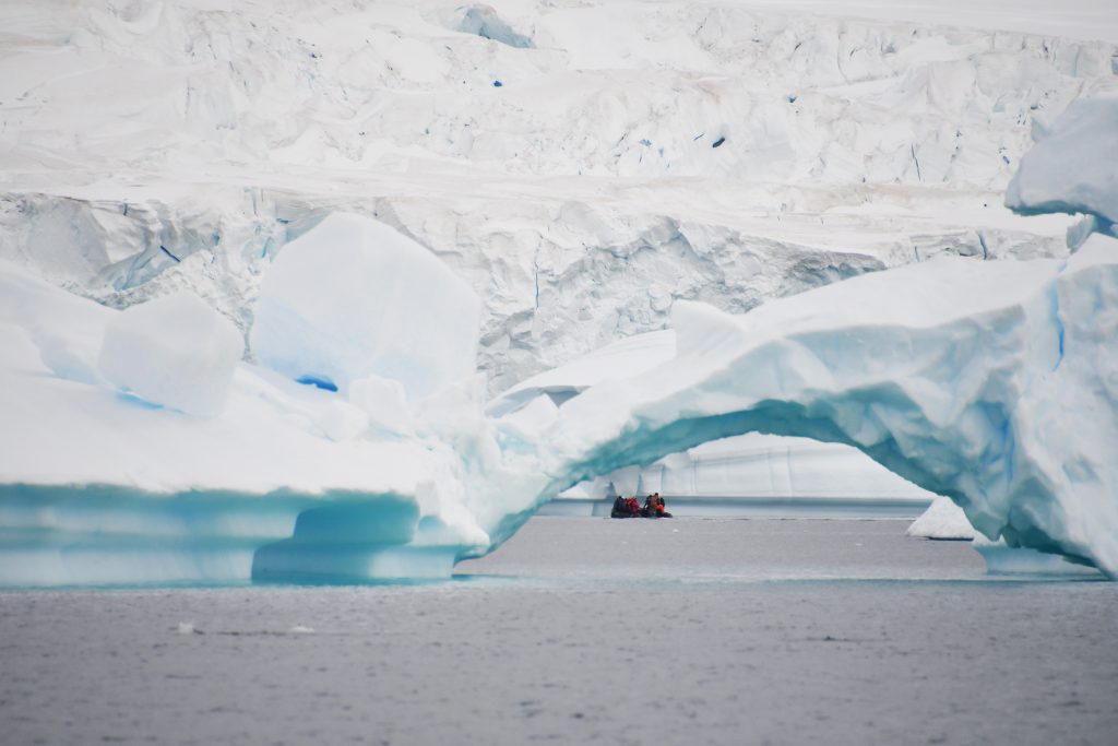 Sailing by Cuverville Island