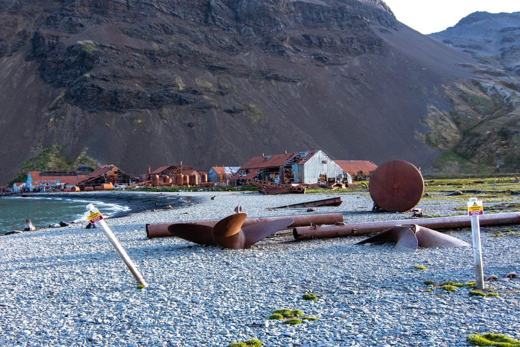 Stromness whaling station at South Georgia.