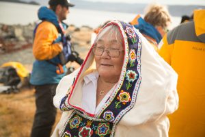 A local Inuit in the Canadian Arctic. 